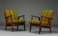 Dansk møbelproducent, par lænestole, teaktræ, 1960erne 2