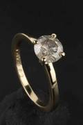 Solitairering, ca. 1.12 ct.