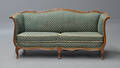 Salonsofa med stel af bejdset træ, 1900-tallet