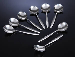 Tias Eckhoff for Georg Jensen. Cypres boullionskeer af sterlingsølv 8