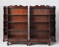 Vier Bücherregale, Mahagoni, England, 20. Jh.  4