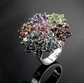 Multi colour ring.