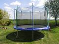 Trampolin med sikkerhedsnet Ø4 M.