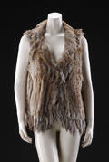 Fur Living. Vest af kanin. Str. XL style 380