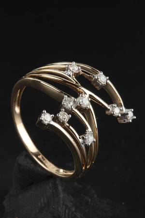 Diamantring, ca. 0.30 ct 