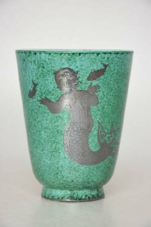 Gustavsberg Argenta Wilhelm Kåge Vas