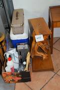 Pidestal, projektor, kylbag mm