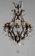 Prismekrone, patineret metal, 192000-tallet
