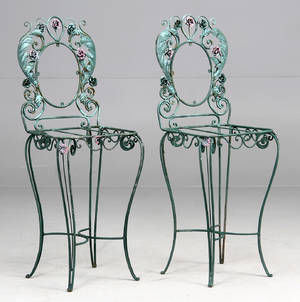 Havestole, bemalet jern, 192000 tallet 2