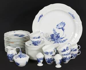 Kaffeservis, Blå blomster, Royal Copenhagen