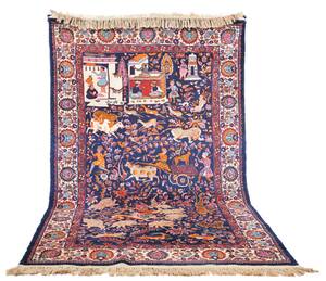 Handknuten matta, orientalisk