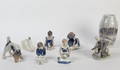 Samling figurer fra BG og Kgl.P samt vase. 8
