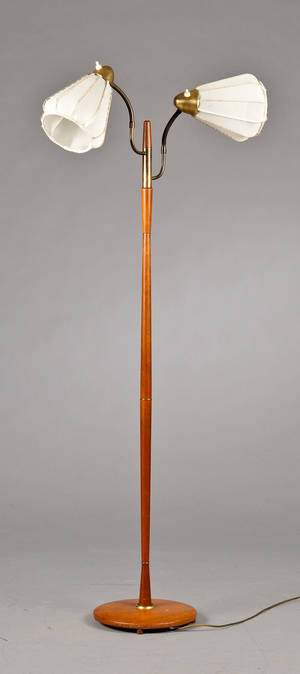 Standerlampe af teak