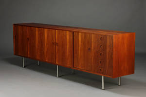 Dansk møbelproducent, lav skænk, 1960erne, teaktræ