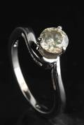 Solitairering, ca. 0.76 ct. 