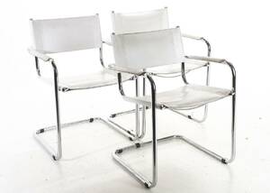 KARMSTOLAR, 3 st, sannolikt Italien, 1900 - talets senare del