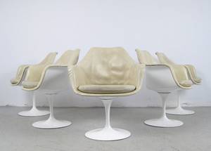 Eero Saarinen, Set Stühle Modell Tulip für Knoll International 5