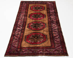 Khamseh Teppich, Persien, ca. 305 x 145 cm