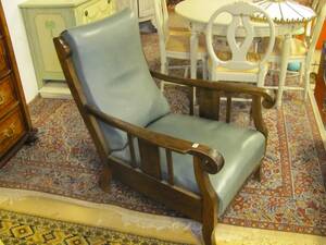 LÄDERKLÄDD FÅTÖLJ JUGEND