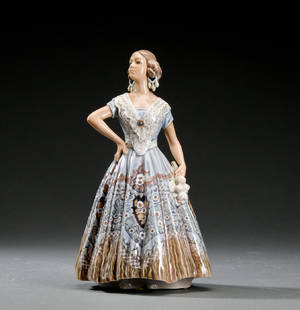 Dahl Jensen. Figur af porcelæn nr. 1124 Spansk danserine 