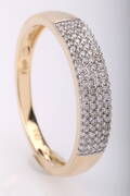Brillantring, 14 kt. guld, ca. 0.23 ct.