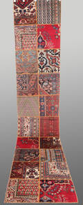 Matta, patchwork, 405 x 81 cm