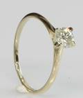 Solitairering, ca. 0.40 ct.