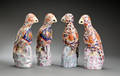 Fire kinesiske fugle af porcelæn 4