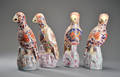 Fire kinesiske fugle af porcelæn 4