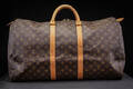 Louis Vuitton. Weekend  rejsetaske. Monogram canvas. Model Keepall 55.
