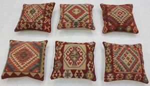 Kelim kuddar 6st, uzbek