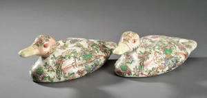 Et par kinesiske ænder af porcelæn 2