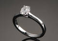 Diamantring - ca. 0.62 ct. RiverSI