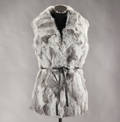 Fur Living. Vest af Rex kanin. Str. ML