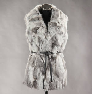 Fur Living. Vest af Rex kanin. Str. ML