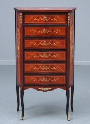 Kommode, rosentræ, 1900-tallet 