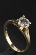 Solitairering, ca. 1.0 ct.
