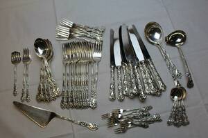 NYSILVER BESTICK NILS JOHAN 6 X 12  7 DEL