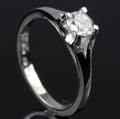 Solitaire ring ca. 0.47 ct.