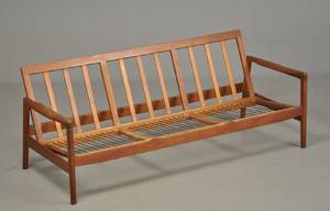 Dansk møbelproducent 3 pers. sofa af teak, 19501960