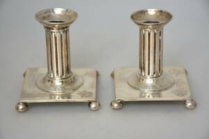 Silverljusstakar ABE 1917 ca 164gr