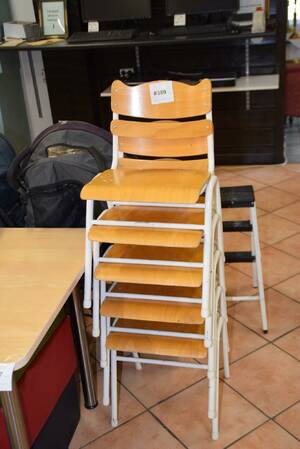 Barnstolar, staplingsbara 5 st