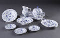Musselmalet Riflet service, porcelæn. Kgl.P. I.-II. sort. 9