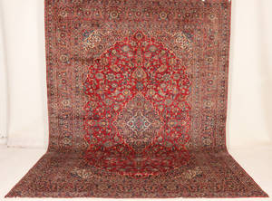 Persisk handknuten matta Kashan 405x295 cm