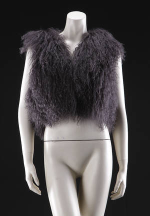 Fur Living. Vest af tibetansk lammepels. One size