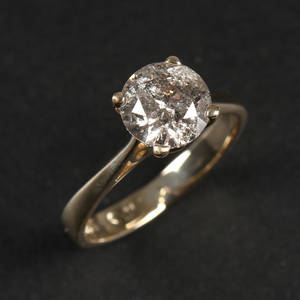 Solitairering. Ca. 1.52 ct