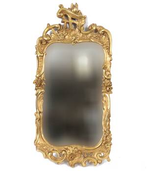 Spegel, rokokostil, 1900-tal
