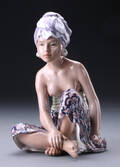 Dahl-Jensen. Figur af porcelæn nr. 1136, Balipige
