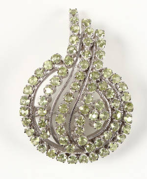 Peridot brochevedhæng