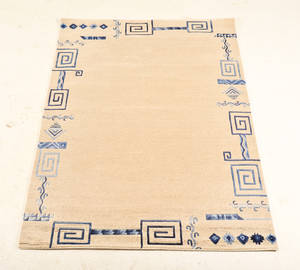 Modern art håndknyttet tæppe, 170x239 cm. 